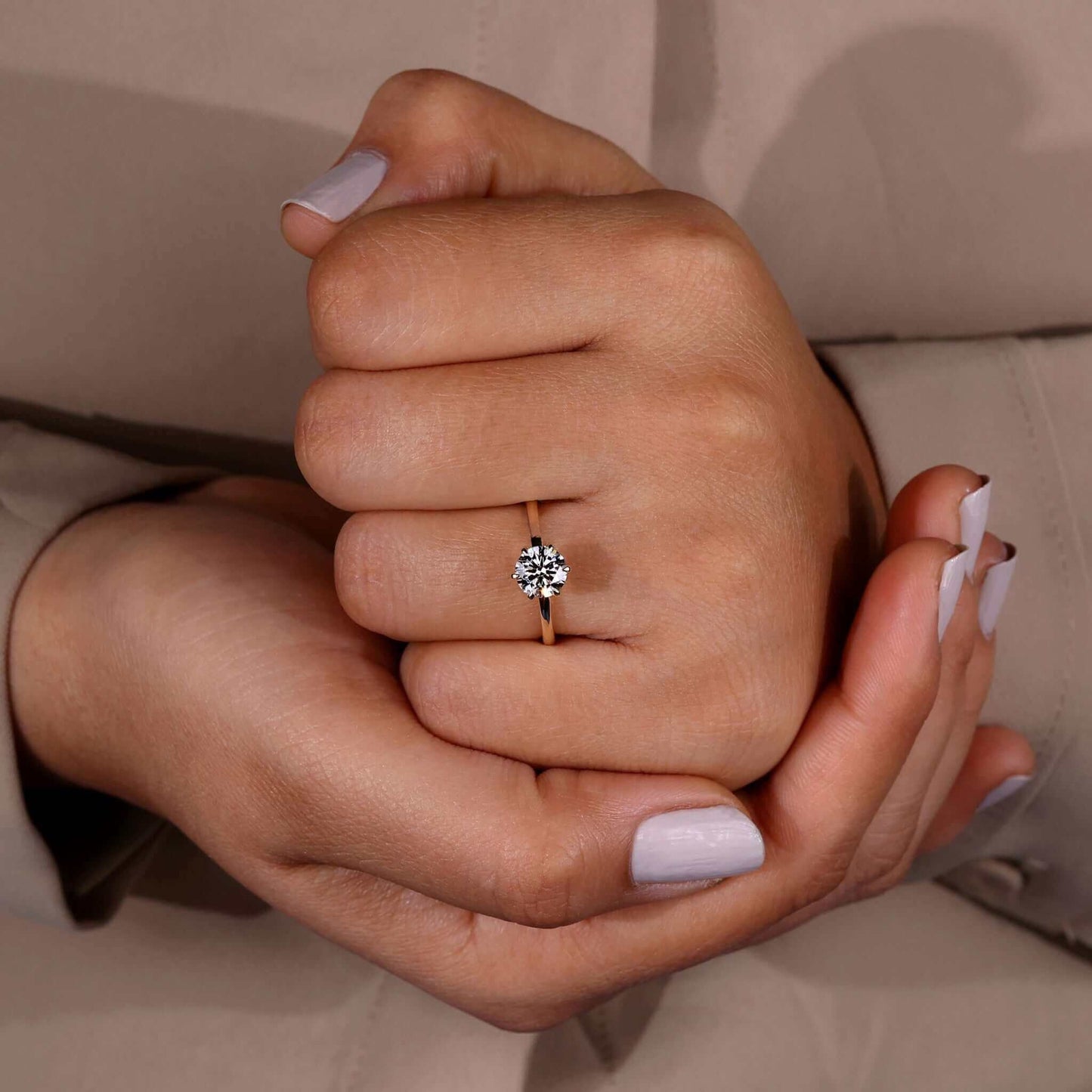 1 Carat Solitaire Engagement Ring